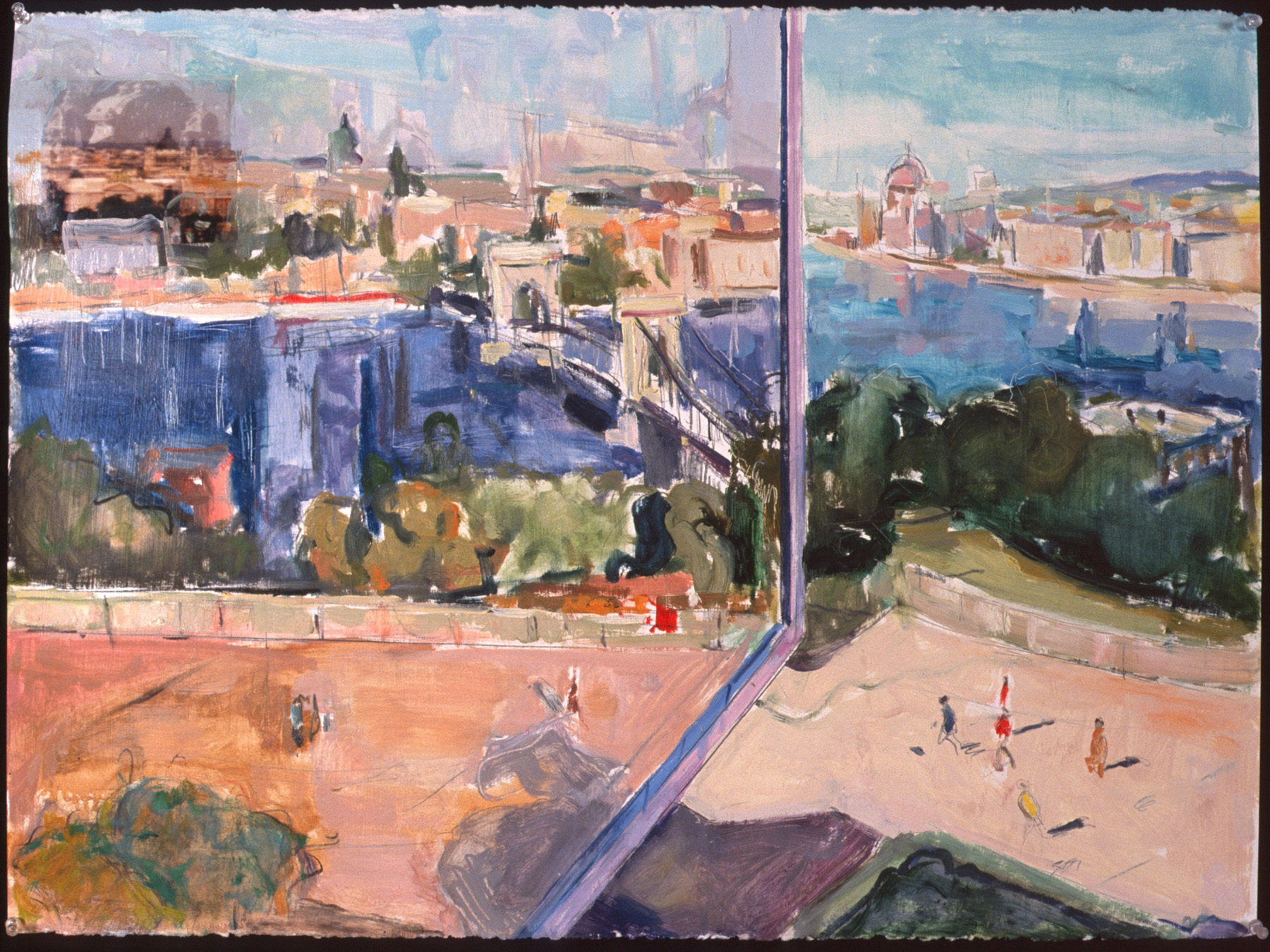 1420-Budapest Reflections-22x30